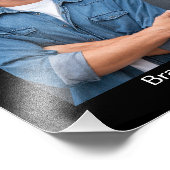 Waarnemend Headshot voor Acteurs 8x10 Double Text Foto Afdruk (Hoek)