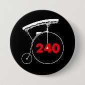 Waarnemer 240 ronde button 7,6 cm (Voorkant)