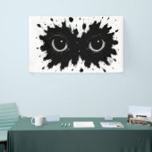 Waarnemer in de inkt: Oogvlek‑sigil Spandoek (Beurs)