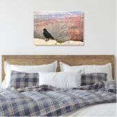 Waarnemer van de Canyon Canvas Afdruk (Insitu (Slaapkamer))