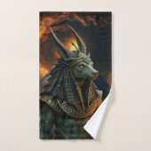Waarnemer van het hiernamaals – Anubis. Bad Handdoek (Handdoek)