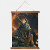 Waarnemer van het hiernamaals – Anubis. Hangend Wandkleed (Voorkant)