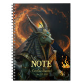 Waarnemer van het hiernamaals – Anubis.   Notitieboek (Voorkant)