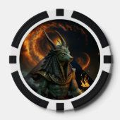 Waarnemer van het hiernamaals – Anubis. Poker Chips (Voorkant)