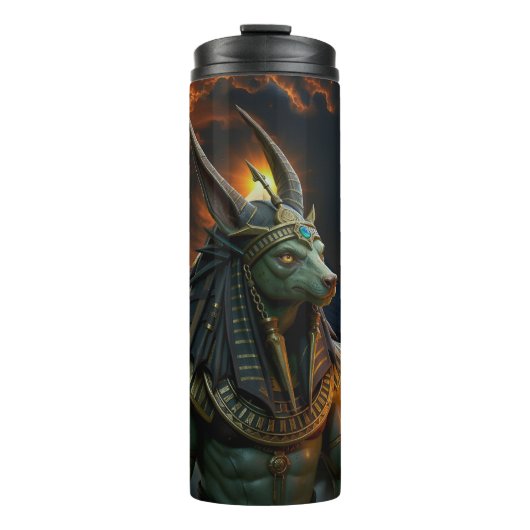 Waarnemer van het hiernamaals – Anubis. Thermosbeker (Voorkant)