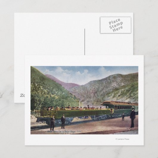 Waarneming spoorweg briefkaart (Voorkant / Achterkant)