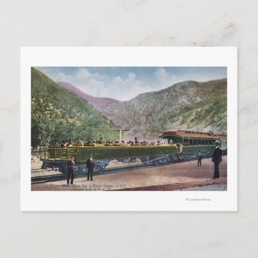 Waarneming spoorweg briefkaart (Voorkant)