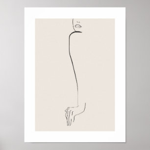 Waarneming vanuit het balkon poster