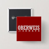 WAARNEMING VOOR SENAAT 2014 VIERKANTE BUTTON 5,1 CM (Voorkant /achterkant)