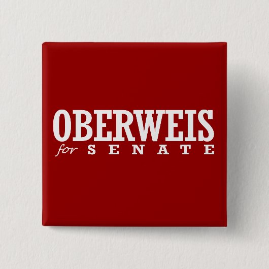 WAARNEMING VOOR SENAAT 2014 VIERKANTE BUTTON 5,1 CM (Voorkant)