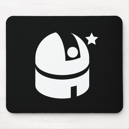 Waarnemingspost Pictogram Mousepad Muismat (Voorkant)