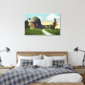 Waarnemingspost Van Vleck van de Universiteit van  Canvas Afdruk (Insitu (Slaapkamer))