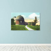 Waarnemingspost Van Vleck van de Universiteit van  Canvas Afdruk (Insitu (Houten vloer))