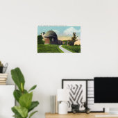 Waarnemingspost Van Vleck van de Universiteit van  Poster (Thuiskantoor)