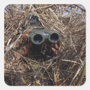 Waarnemingstechniek voor scoutwaarnemingen vierkante sticker