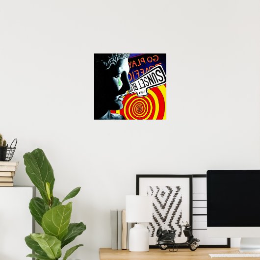 "WAAROM" afdrukken Poster (Thuiskantoor)