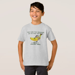 waarom banaan dokter wordt? t-shirt