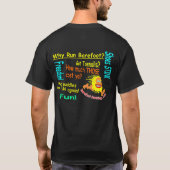 Waarom Barefoot runnen? T-shirt (Achterkant)