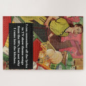 Waarom ben ik binnengekomen bij de Keuken grappig Legpuzzel (Horizontaal)