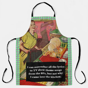 Waarom ben ik binnengekomen bij de Keuken grappig Schort