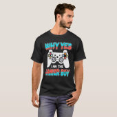 Waarom ben ik de gamer Boy Women Console Video Gam T-shirt (Voorkant volledig)