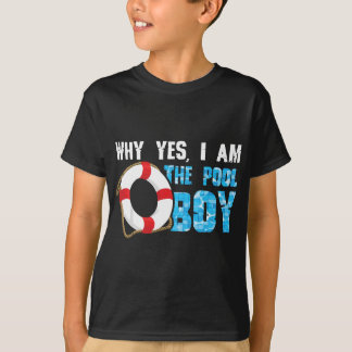Waarom ben ik de Pool Boy Funny Swimmer S T-shirt