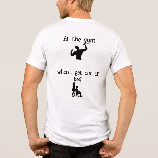 "Waarom ben ik oud" Grappig Tri-Blend T-Shirt – No (Achterkant)