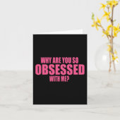 Waarom ben je zo geobsedeerd door mij 1 kaart (Gele Bloem)