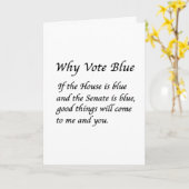 Waarom blauw stemmen in 2026 kaart (Gele Bloem)