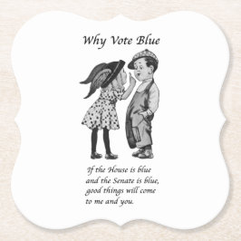 Waarom blauw stemmen in 2026 kartonnen onderzetters