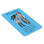 Waarom blauw stemmen in 2026 magneet (Rechterzijde)