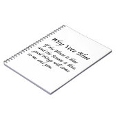 Waarom blauw stemmen in 2026 notitieboek (Linkerzijde)