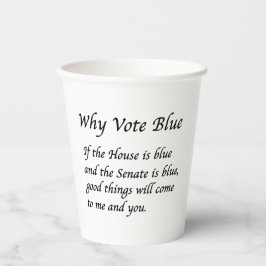 Waarom blauw stemmen in 2026 papieren bekers