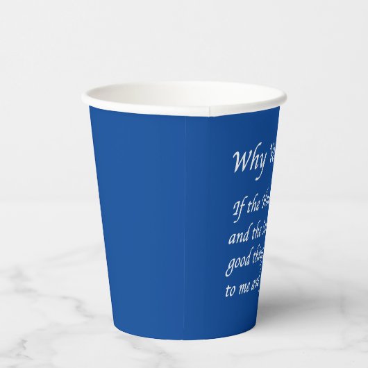 Waarom blauw stemmen in 2026 papieren bekers (Rechts)