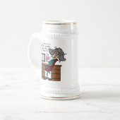 Waarom de Humor van het Harde Werk van de Kans Bierpul (Voorkant links)
