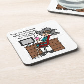 Waarom de Humor van het Harde Werk van de Kans Drankjes Onderzetter (Linkerzijde)