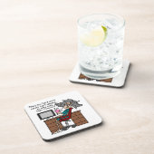 Waarom de Humor van het Harde Werk van de Kans Drankjes Onderzetter (Rechterzijde)