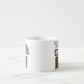 Waarom de Humor van het Harde Werk van de Kans Espresso Kop (Voorkant)