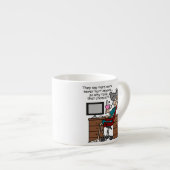 Waarom de Humor van het Harde Werk van de Kans Espresso Kop (Voorkant rechts)