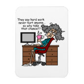 Waarom de Humor van het Harde Werk van de Kans Magneet (Verticaal)