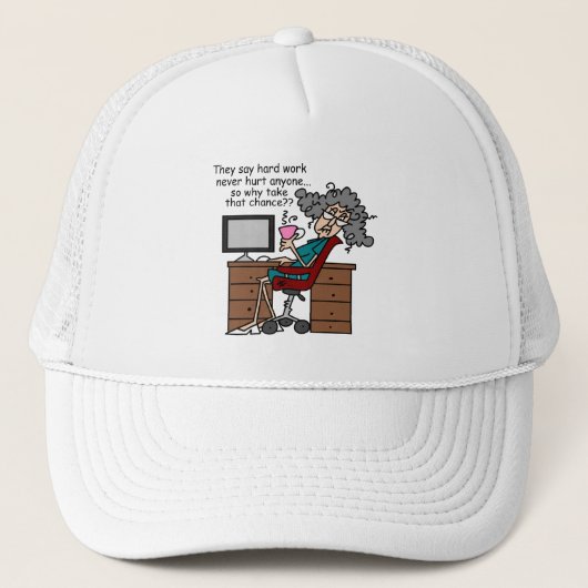 Waarom de Humor van het Harde Werk van de Kans Trucker Pet (Voorkant)