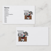 Waarom de Humor van het Harde Werk van de Kans Visitekaartje (Voorkant / Achterkant)