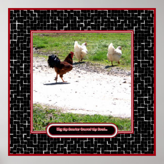 Waarom de Rooster de weg kruiste Poster