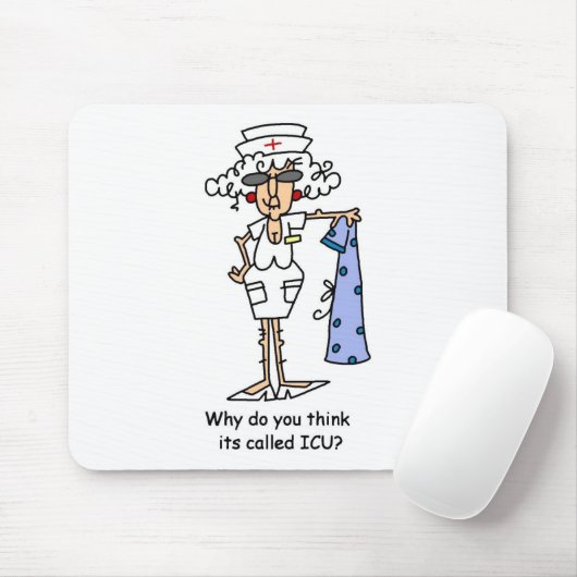 Waarom denk je dat het ICU heet? Muismat (Met muis)