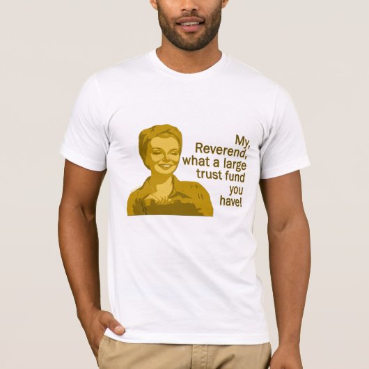 Waarom dominee, wat een groot Shirt van het trustf (Voorkant)