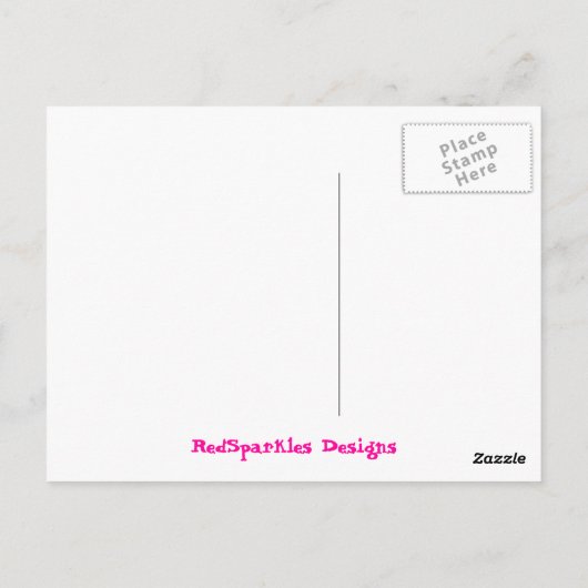 Waarom Draag u Roze? Ribbon Briefkaart (Achterkant)