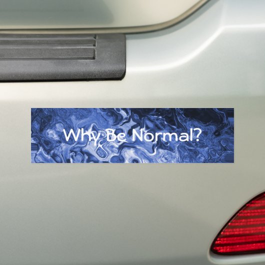 Waarom een normale Bumpersticker (Op auto)