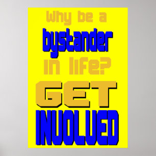 Waarom een omstander? Betrokken Poster ophalen