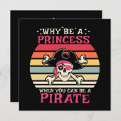 Waarom een prinses zijn als je een piraat kunt zij (Voorkant / Achterkant)