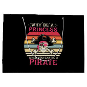 Waarom een prinses zijn als je een piraat kunt zij groot cadeauzakje (Achterkant)